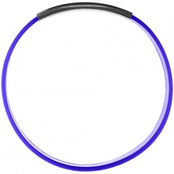 Силиконовый браслет Brisky с металлическим шильдом, синий фото 