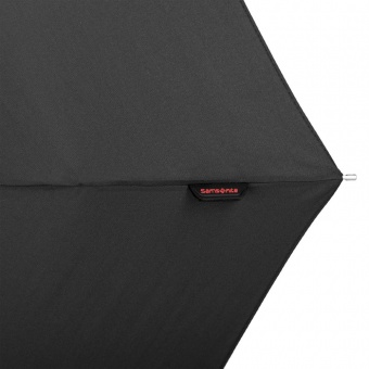 Складной зонт Alu Drop, 4 сложения, автомат, черный фото 