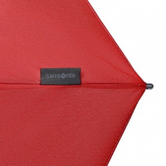 Складной зонт Alu Drop S, 3 сложения, 7 спиц, автомат, красный фото 