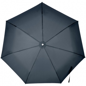Складной зонт Alu Drop S, 3 сложения, 7 спиц, автомат, синий фото 