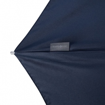 Складной зонт Alu Drop S, 3 сложения, 8 спиц, автомат, синий фото 2