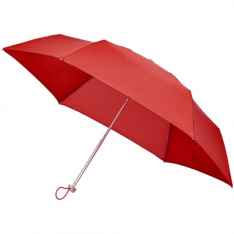 Складной зонт Alu Drop S, 3 сложения, механический, красный фото 