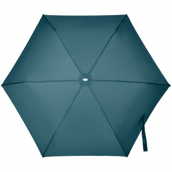 Складной зонт Alu Drop S, 3 сложения, механический, синий (индиго) фото 