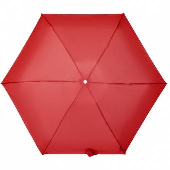 Складной зонт Alu Drop S, 4 сложения, автомат, красный фото 