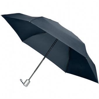 Складной зонт Alu Drop S, 4 сложения, автомат, синий фото 