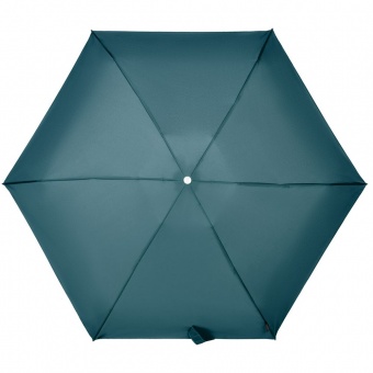 Складной зонт Alu Drop S, 4 сложения, автомат, синий (индиго) фото 