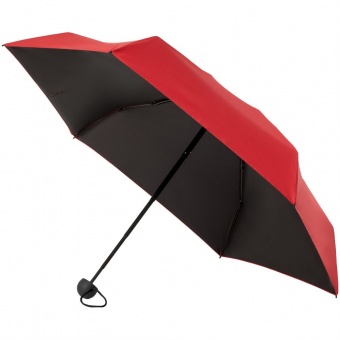 Складной зонт Cameo, механический, красный фото 