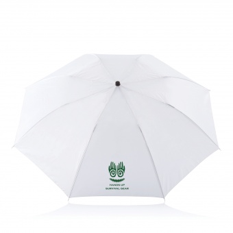 Складной зонт Deluxe 20", белый фото 