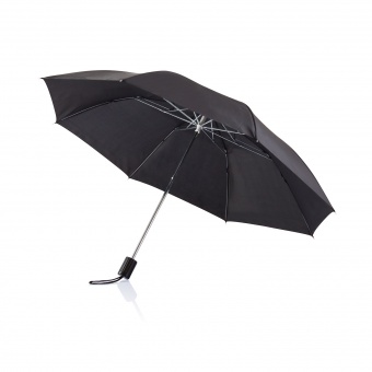 Складной зонт Deluxe 20", черный фото 1