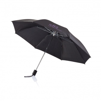 Складной зонт Deluxe 20", черный фото 2
