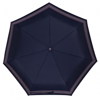 Складной зонт Take It Duo, синий в полоску фото 