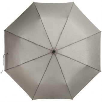 Складной зонт Tracery с проявляющимся рисунком, серый фото 4