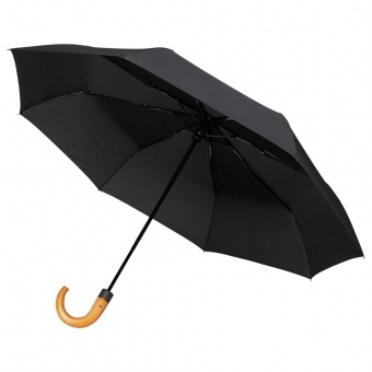Складной зонт Unit Classic, черный фото 