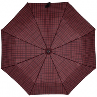 Складной зонт Wood Classic S, красный в клетку фото 