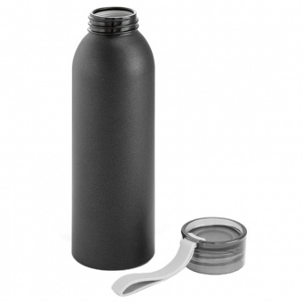 Спортивная бутылка для воды Rio, черная фото 