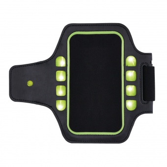Спортивный чехол для телефона на руку с LED подсветкой фото 