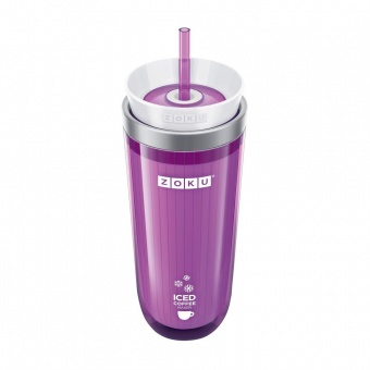 Стакан для охлаждения напитков Iced Coffee Maker, фиолетовый фото 