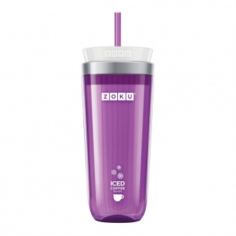 Стакан для охлаждения напитков Iced Coffee Maker, фиолетовый фото 