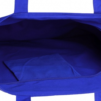 Сумка для покупок на молнии Shopaholic Zip, синяя фото 