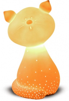 Светильник керамический «Кот» фото 1