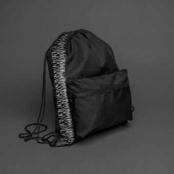 Светоотражающий рюкзак на шнурке из RPET AWARE™ фото 