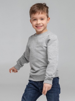 Свитшот детский Toima Kids, серый меланж фото 14