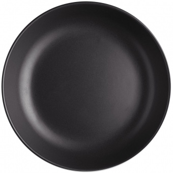 Тарелка глубокая Nordic Kitchen, черная фото 