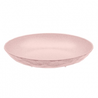 Тарелка суповая Club Organic, розовая фото 