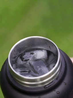 Термобутылка Fujisan XL, черная фото 