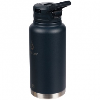 Термобутылка Fujisan XL, темно-синяя фото 
