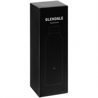 Термобутылка Glendale, черная фото 