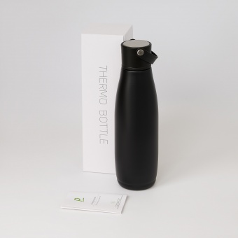 Термобутылка вакуумная герметичная Bosca, серая фото 