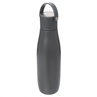 Термобутылка вакуумная герметичная Bosca, серая фото 