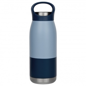 Термобутылка вакуумная герметичная, Lago, 530 ml, голубая-синяя фото 