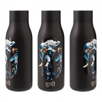 Термобутылка вакуумная герметичная Sevilla, черная фото 