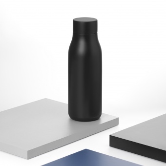 Термобутылка вакуумная герметичная Sevilla, черная фото 