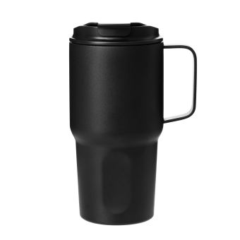 Термокружка вакуумная Aventura, черная фото 
