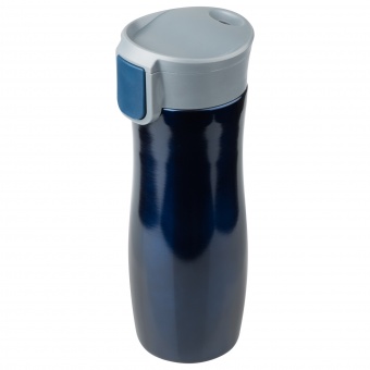 Термокружка вакуумная герметичная Lavita, синяя фото 