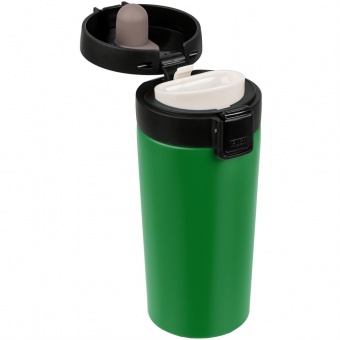 Термостакан с ситечком No Leak Infuser, зеленый фото 