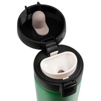 Термостакан с ситечком No Leak Infuser, зеленый фото 