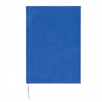 Тканевый блокнот Deluxe 2 в 1, синий/серый фото 