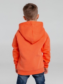 Толстовка детская Stellar Kids, оранжевая фото 11