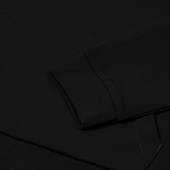 Толстовка на молнии с капюшоном Unit Siverga, черная фото 17