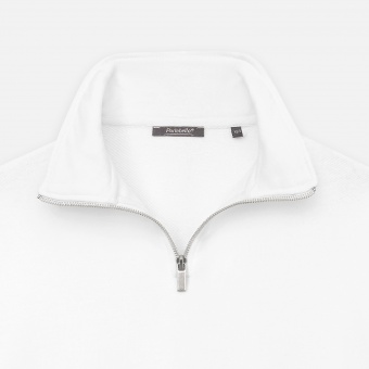 Толстовка на молнии унисекс FLOW, белая, размер M/L фото 