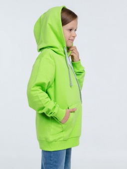 Толстовка с капюшоном детская Kirenga Kids, зеленое яблоко фото 9