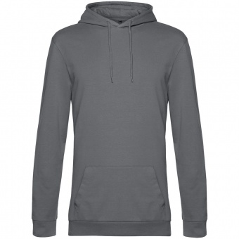 Толстовка с капюшоном унисекс Hoodie, серая (стальная) фото 4