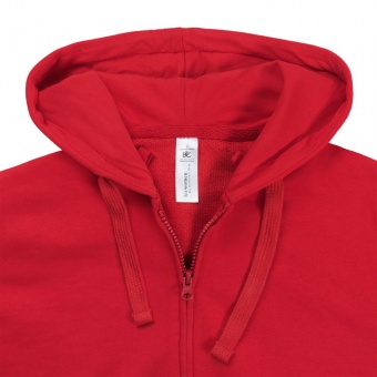 Толстовка женская Hooded Full Zip красная фото 7