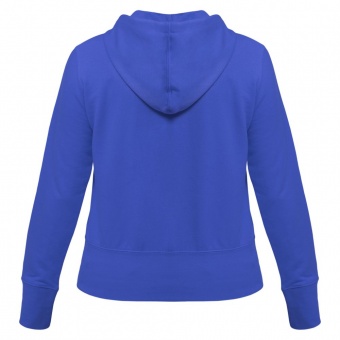 Толстовка женская Hooded Full Zip ярко-синяя фото 6