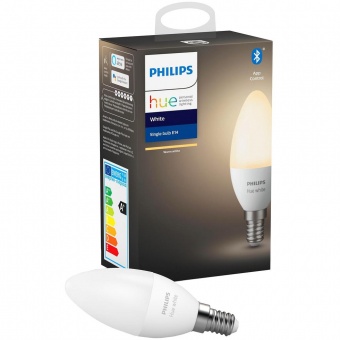 Умная лампа Philips с цоколем Е14 фото 