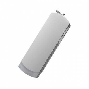 Флешка Elegante 16 Gb в подарочной упаковке, серебряная фото 